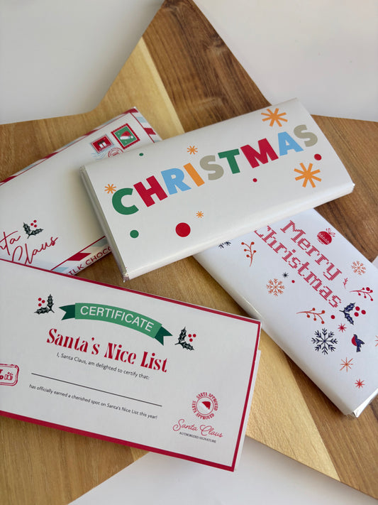 Christmas Joy 100g Milk Chocolate Bar