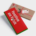 Festive As F*ck 100g Chocolate Bar (Tuck Box)