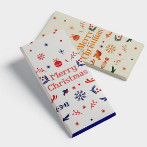 Merry Christmas 100g Chocolate Bar (Tuck Box)