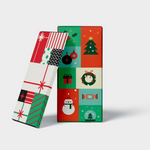 Christmas Wrapping 100g Chocolate Bar (Tuck Box)