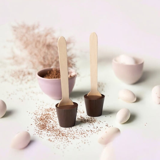 Dark Hot Chocolate Spoons