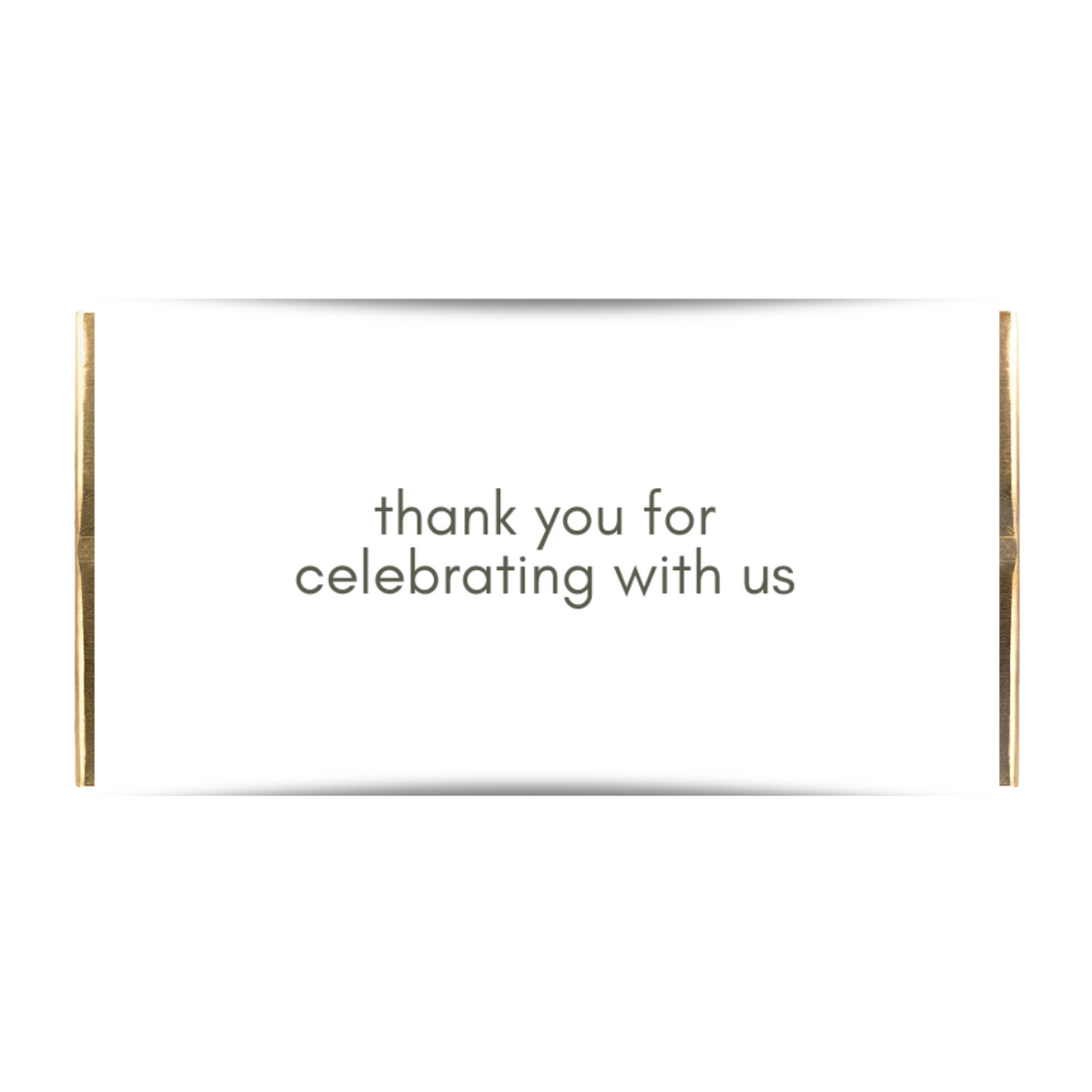 Thank You 35g Chocolate Gift Bar