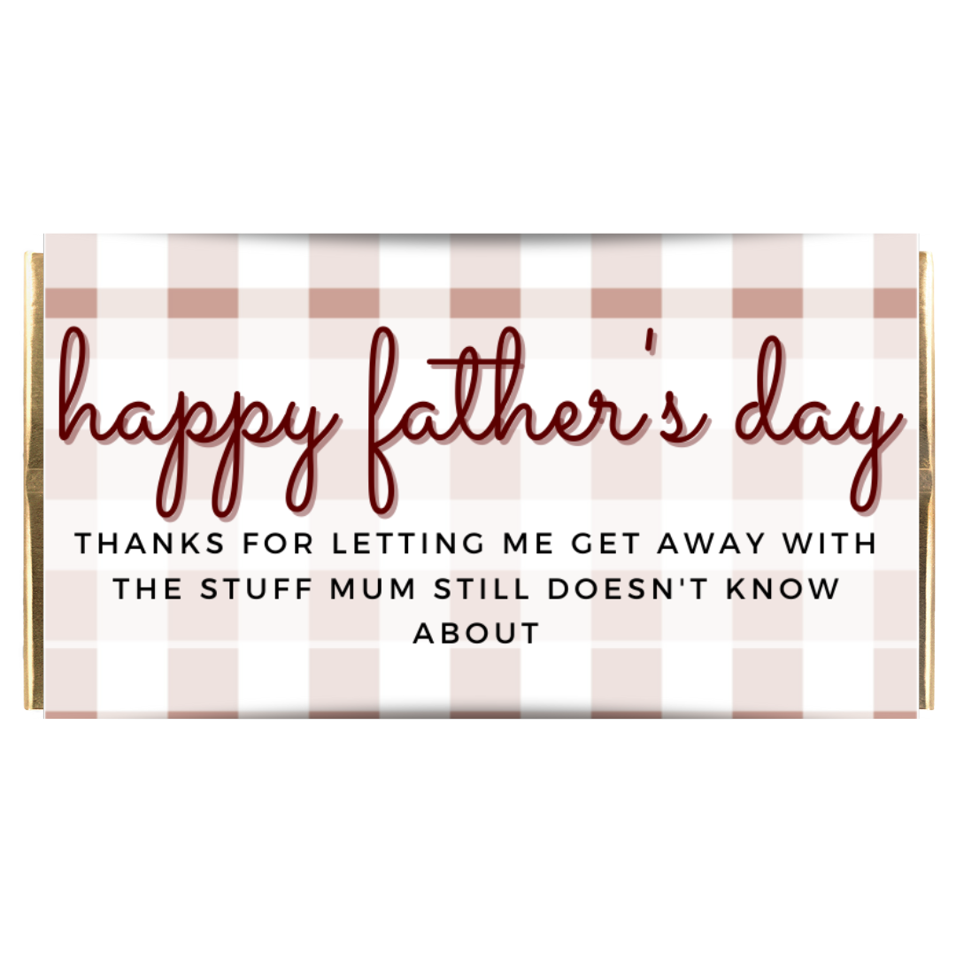 Happy Father's Day 35g Chocolate Gift Bar