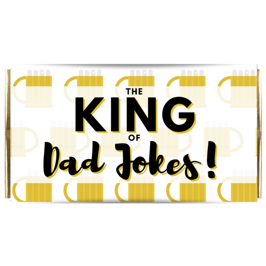 The King of Dad Jokes 35g Chocolate Gift Bar