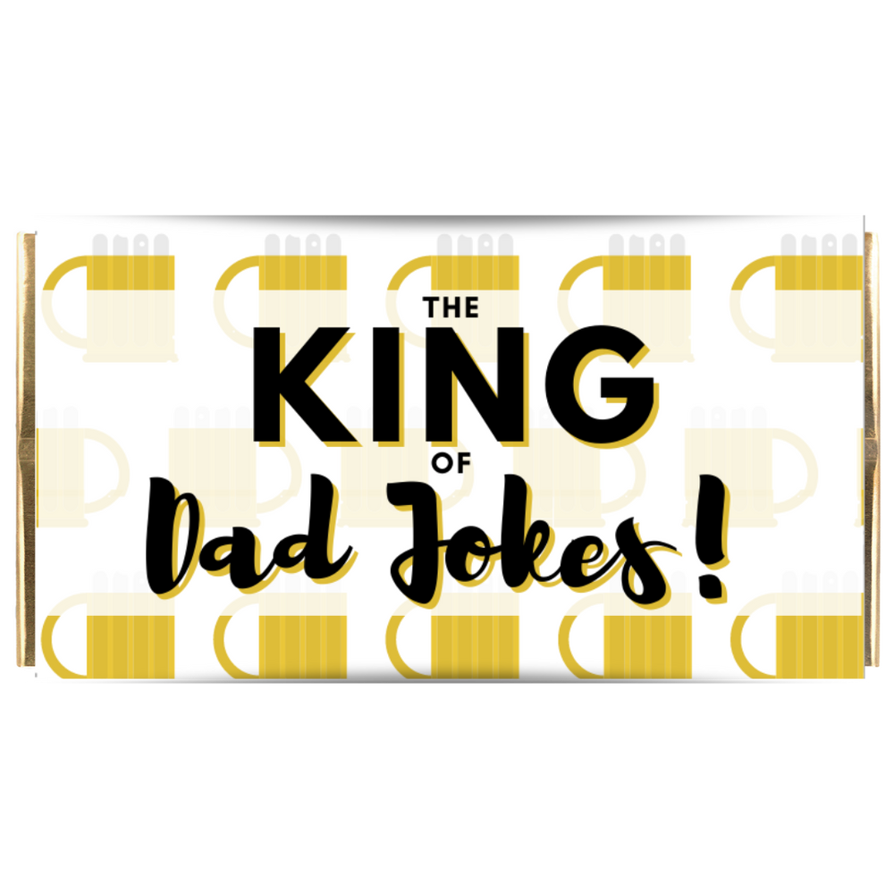 The King of Dad Jokes 35g Chocolate Gift Bar