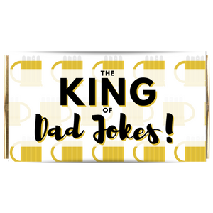 The King of Dad Jokes 35g Chocolate Gift Bar